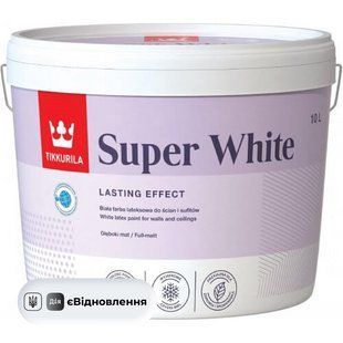 КРАСКА TIKKURILA SUPER WHITE 2,5 Л СТ202412041 фото