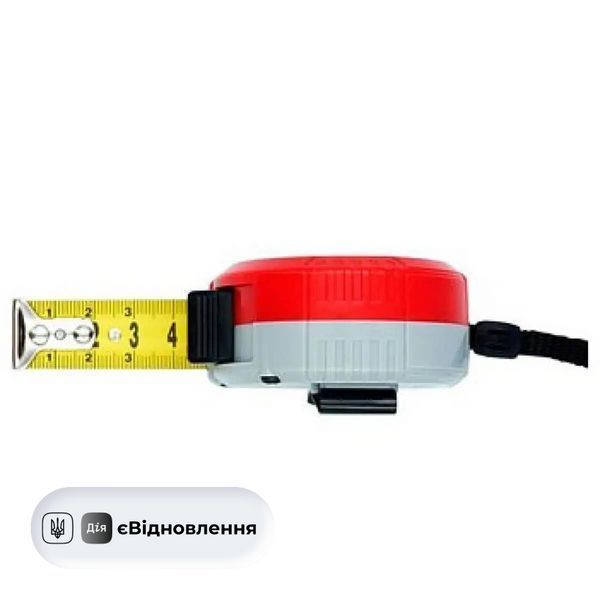 Рулетка нейлон пластиковый корпус 2 стопа HAISSER Compact 5x19 СТ202412265 фото