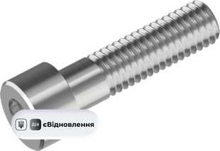 Гвинт вн.ш 8*60 нержавійка (код Н106) СТ202413051 фото