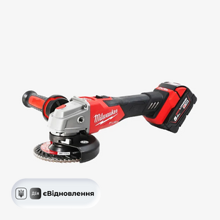 Шліфмашина кутова акумуляторна MILWAUKEE, M18 FSAG125XB-502X, &Oslash;125мм (+ заряд.пристрій, 2 акум.Х 5Аг СТ202412962 фото