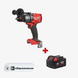 Аккумуляторная дрель-шуруповерт MILWAUKEE, M18 FDD3-0X, 158 Нм (корпус HD) (+ аккумулятор, M18 B5 (5Ag)) СТ202412963 фото 2
