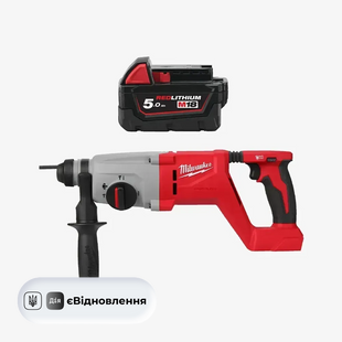 Перфоратор SDS-PLUS акумуляторний MILWAUKEE, M18 BLHACD26-0, 2,6Дж (+акк., M18 B5 (5Aг)) СТ202412961 фото