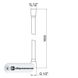 Шланг для ручного душа Qtap Hadice 1600 мм QTHADPVC160G Graphite SD00051169 фото 1