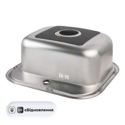 Кухонна мийка Lidz 4749 0,8 мм Micro Decor (LIDZ4749MICDEC) SD00041145 фото