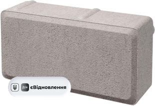 Тротуарна плитка Цегла (без фаски) 60 Сіра СТ202411832 фото