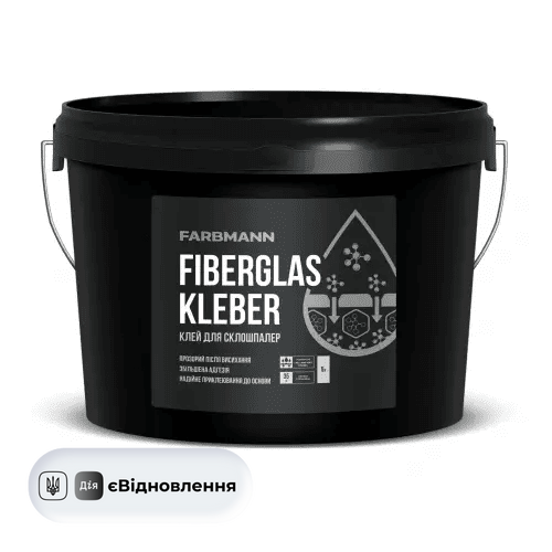 Клей для стекловолокна и обоев 5л. Farbmann Fiberglas Kleber 4823046208065 фото