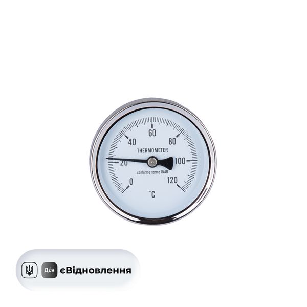 Термометр SD Plus 120ºC 63 мм, заднє підключення SD174100MMК SD00046761 фото