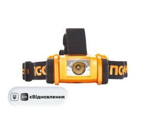 Налобний ліхтар IPX4 200 лм INGCO INDUSTRIAL HHL013AAA2 СТ202412111 фото