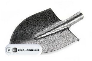 Лопата штикова гостра 220&times;300&times;390 мм молоткове покриття рейкова сталь СИЛА 550802 СТ202412549 фото