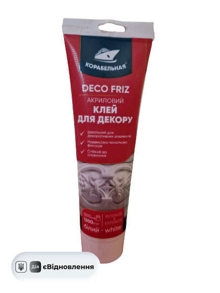 Клей акриловый для декора DECO FRIZ ТМ "КОРАБЕЛЬНАЯ" (200г) СТ1758 фото