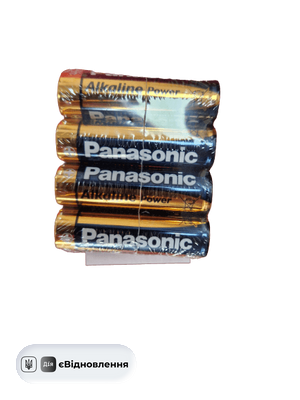 Батарейка PANASONIC LR20 / 4sh Alkaline Power 1x4 шт. (1 ящ - 24) LR20REB/4P фото